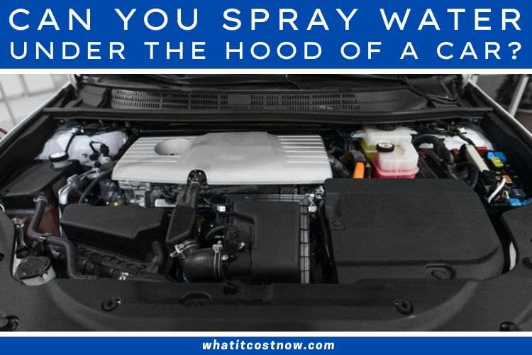 Can You Spray Water Under the Hood of Your Car